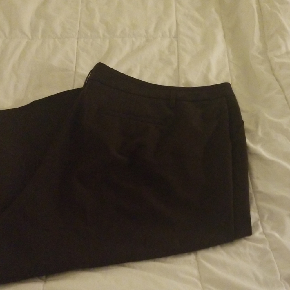 Worthington Plus Size Brown Capri Pants